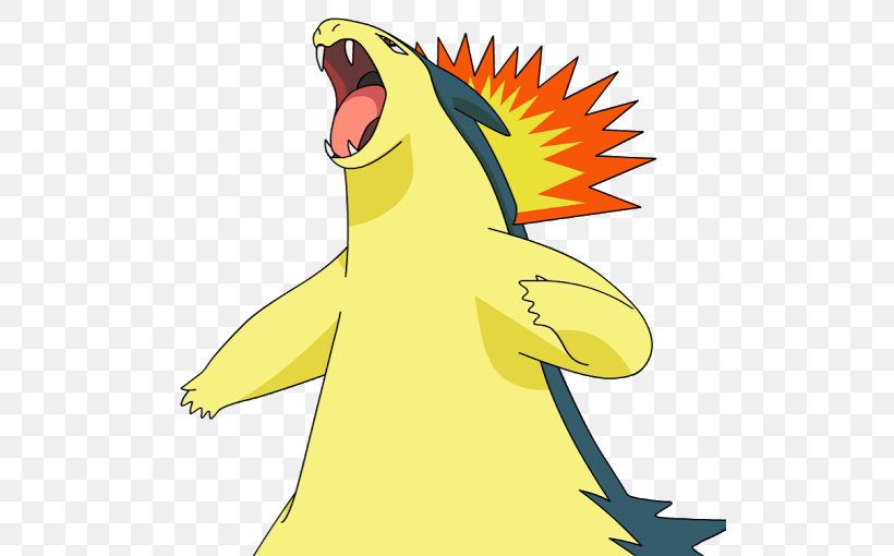 Pokxe9mon GO Typhlosion Clip Art, PNG, 512x510px, Pokxe9mon Go, Art, Artwork, Beak, Bird Download Free