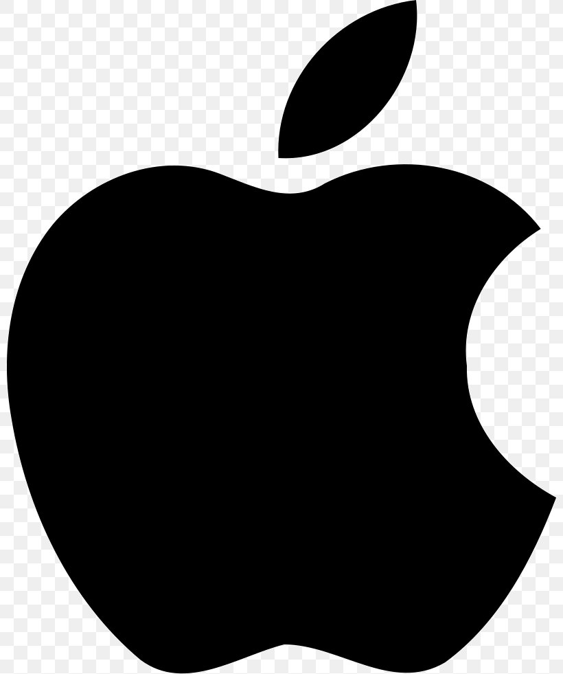 Clip Art Apple Logo, PNG, 802x981px, Apple, Black, Black And White, Computer Software, Logo Download Free