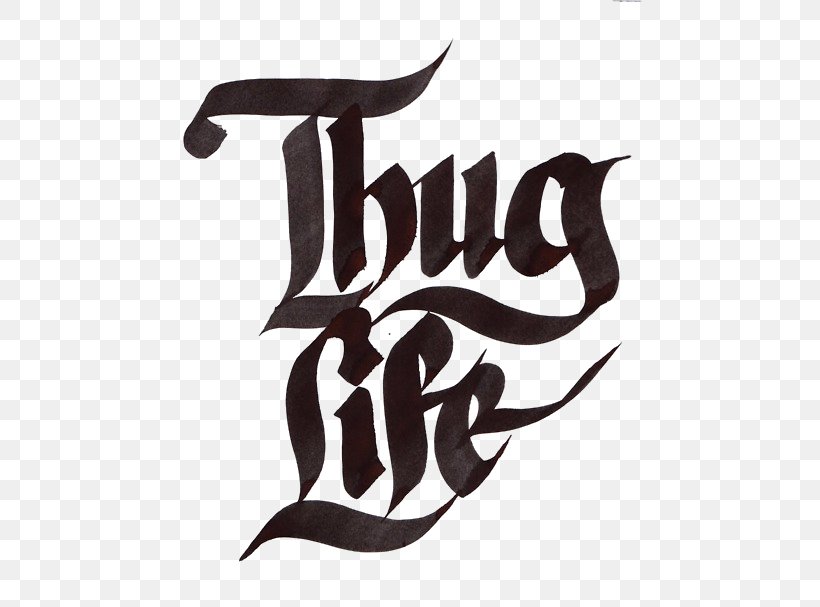 Thug Life Icon, PNG, 500x607px, Thug Life, Art, Calligraphy, Illustration, Pattern Download Free