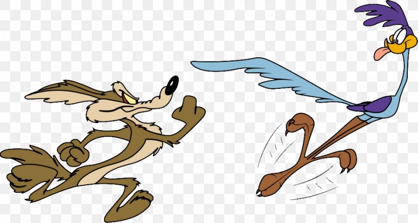 Wile E. Coyote And The Road Runner Bugs Bunny Looney Tunes, PNG, 940x502px, Wile E Coyote, Acme Corporation, Animal Figure, Art, Artwork Download Free