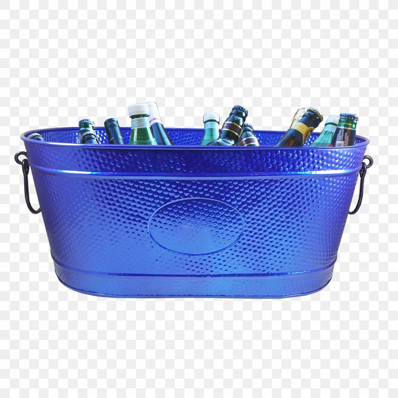 BREKX SeaSide Blue Hillcrest Hammered Galvanized Beverage Bucket Baths Hot Tub Drink, PNG, 1080x1080px, Blue, Bag, Baths, Cobalt Blue, Drink Download Free