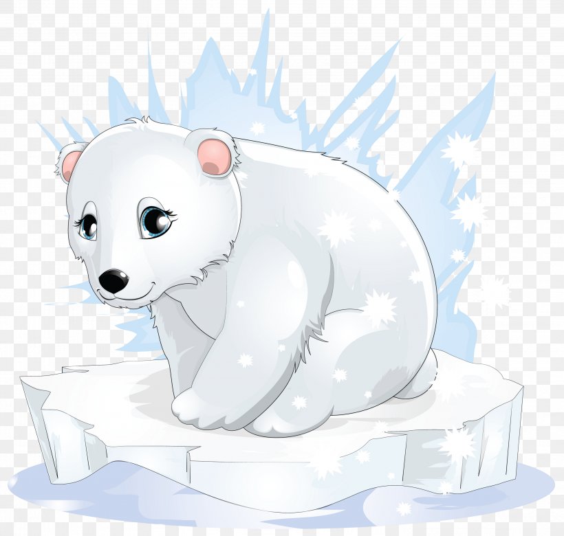 Polar Bear Cartoon Clip Art, PNG, 2987x2843px, Polar Bear, Animal, Art