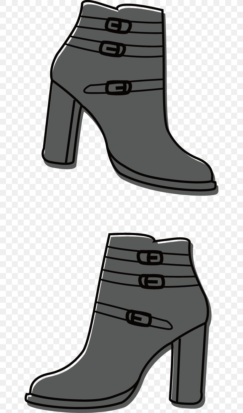 Boot Shoe Download, PNG, 654x1392px, Boot, Black, Black And White, Designer, Footwear Download Free