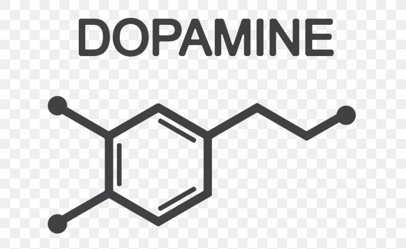 Dopamine Euclidean Vector Neurotransmitter Vector Graphics Serotonin, PNG, 1000x613px, Dopamine, Area, Black, Black And White, Brain Download Free