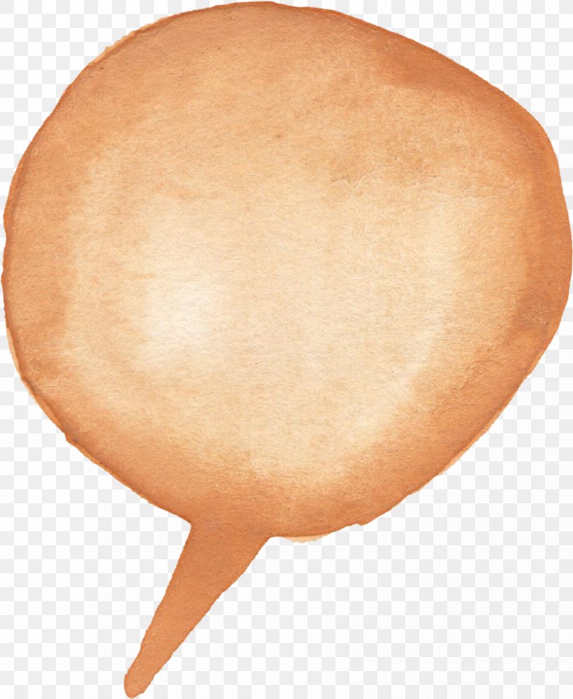 Speech Balloon Watercolor Painting Clip Art, PNG, 836x1020px, Speech Balloon, Brown, Bubble, Color, Orange Download Free