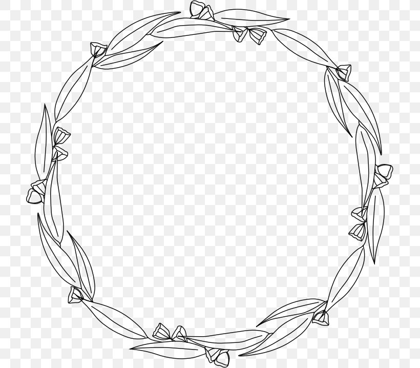 Borders And Frames Line Art Black And White Watercolor Painting Clip Art, PNG, 717x718px, Borders And Frames, Art, Artwork, Black And White, Body Jewelry Download Free
