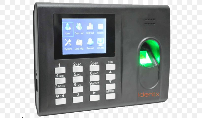 Time And Attendance Biometrics Access Control Biometric Device Fingerprint, PNG, 640x480px, Time And Attendance, Access Control, Barcode, Biometric Device, Biometrics Download Free