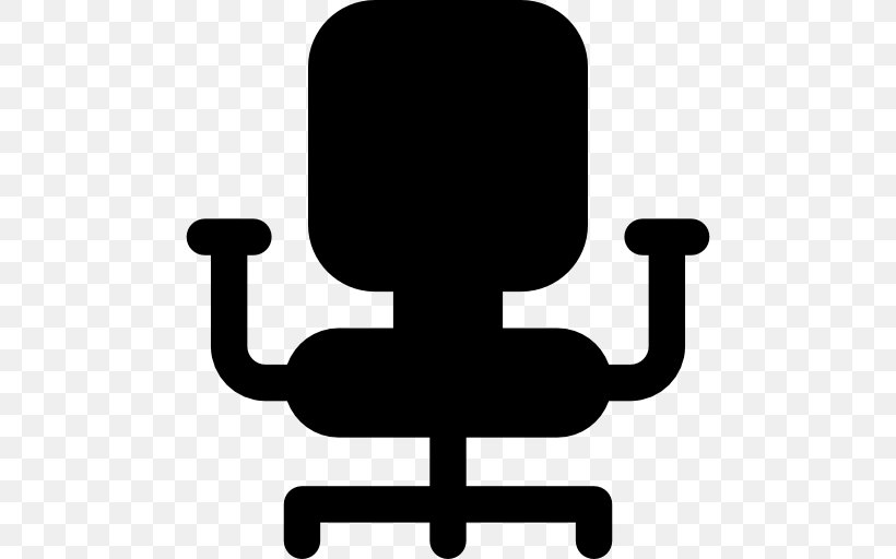 Wing Chair Clip Art, PNG, 512x512px, Chair, Black And White, Computer, Furniture, Office Download Free