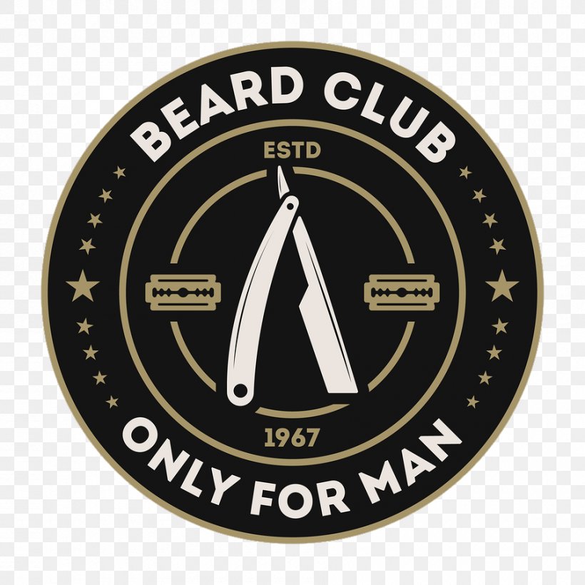 Barber Logo Cosmetologist Beard Moustache, PNG, 900x900px, Barber, Badge, Beard, Beauty Parlour, Brand Download Free