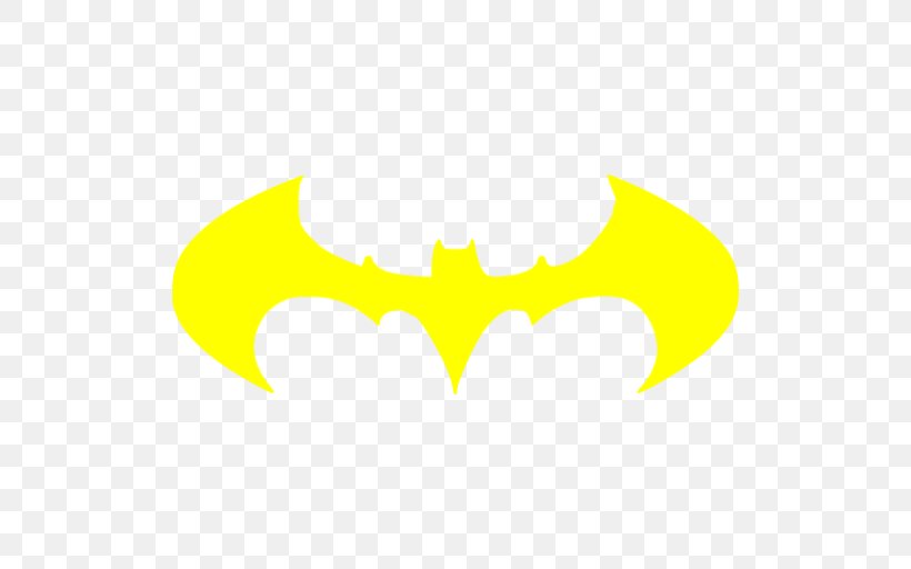 Batman Yellow Clip Art, PNG, 512x512px, Batman, Bat, Leaf, Logo, Symbol Download Free