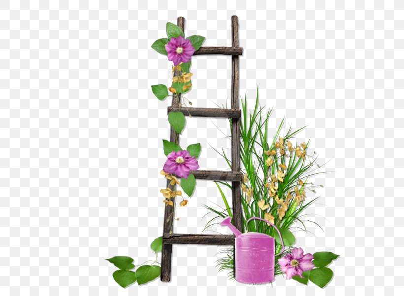 Ladder Wood Flowerpot, PNG, 600x600px, Ladder, Branch, Flora, Floral Design, Floristry Download Free