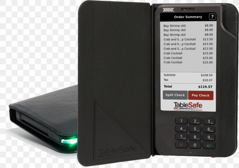 TableSafe Rail Transport Point Of Sale Payment Hospitality Industry, PNG, 884x621px, Rail Transport, Communication Device, Delivery, Electronics, Electronics Accessory Download Free