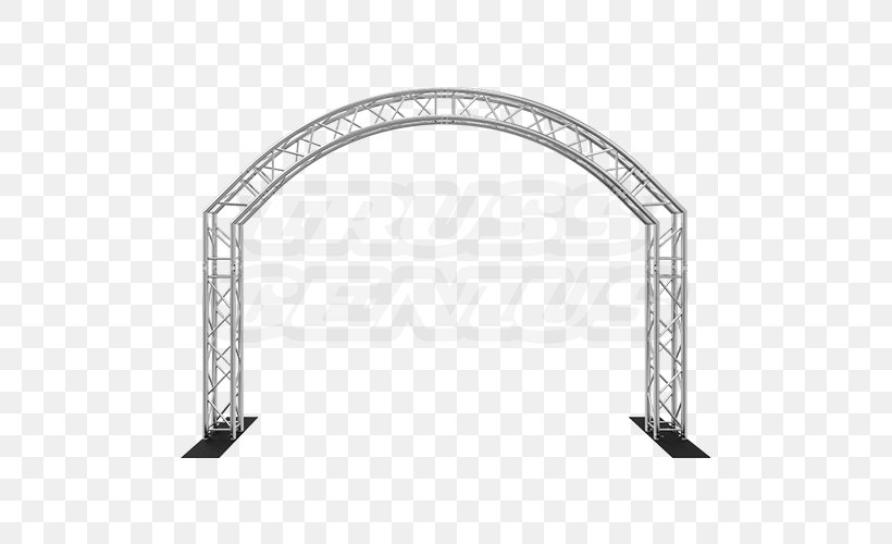 Truss Arch Bridge Truss Bridge Structure, PNG, 500x500px, Truss Arch Bridge, Aluminium, Arch, Black And White, Bridge Download Free