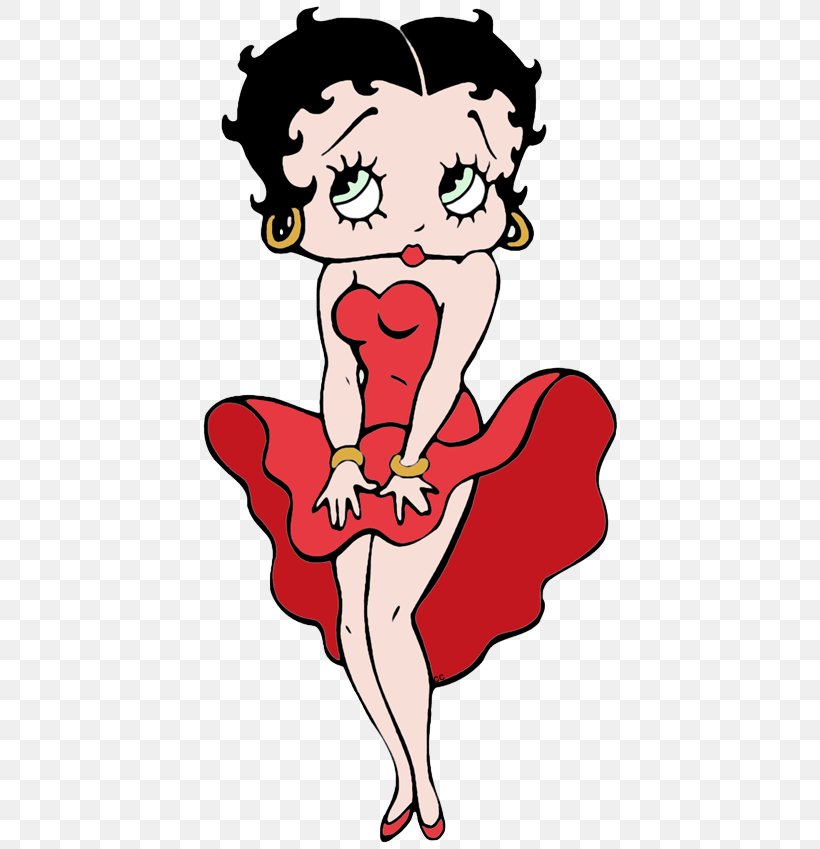 Betty Boop Fleischer Studios Animation Cartoon King Features Syndicate, PNG, 422x849px, Watercolor, Cartoon, Flower, Frame, Heart Download Free