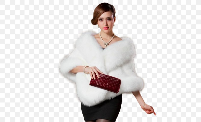 Fur Clothing Scarf Shawl Coat, PNG, 500x500px, Fur, Cape, Clothing, Coat, Dress Download Free