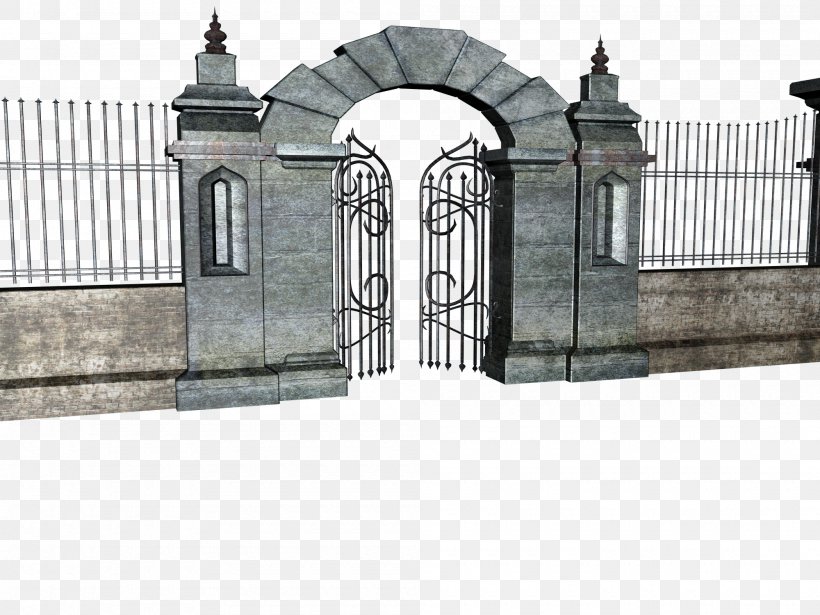 Gate Portal Clip Art, PNG, 2000x1500px, Gate, Arch, Architecture, Baluster, Building Download Free