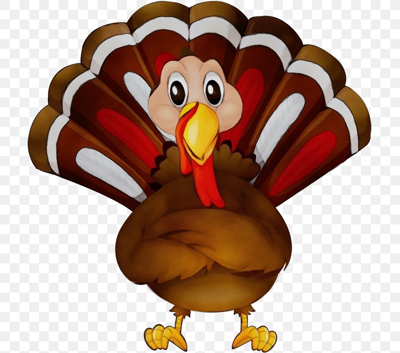 Thanksgiving, PNG, 707x724px, Watercolor, Animation, Beak, Bird ...