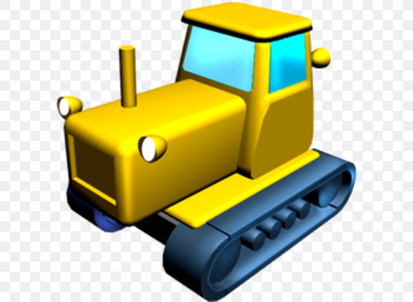 Tractor Bulldozer Car, PNG, 600x600px, Tractor, Automotive Design, Bulldozer, Car, Construction Equipment Download Free