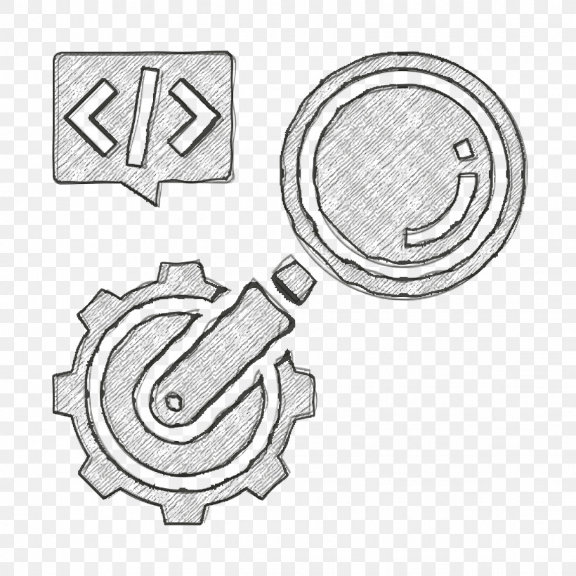Search Icon Code Icon Programming Icon, PNG, 1136x1136px, Search Icon, Auto Part, Code Icon, Line Art, Programming Icon Download Free