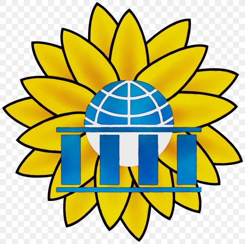 Sunflower, PNG, 1201x1198px, Watercolor, Emblem, Paint, Sunflower, Symbol Download Free