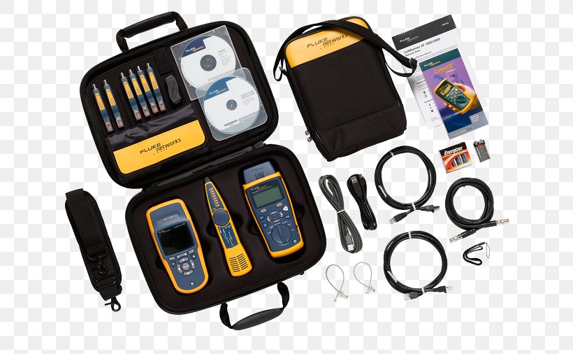 Cable Tester Fluke Corporation Network Cables Multimeter Computer Network, PNG, 675x506px, Cable Tester, Bag, Category 5 Cable, Communication, Computer Network Download Free