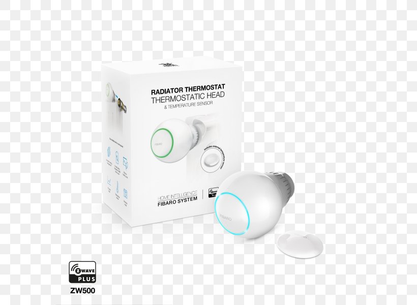 Fibaro The Heat Controller Starter Pack ZW5 EU Z-Wave White Thermostat Thermostatic Radiator Valve Fibar Group, PNG, 600x600px, Thermostatic Radiator Valve, Control System, Electronic Device, Electronics, Electronics Accessory Download Free