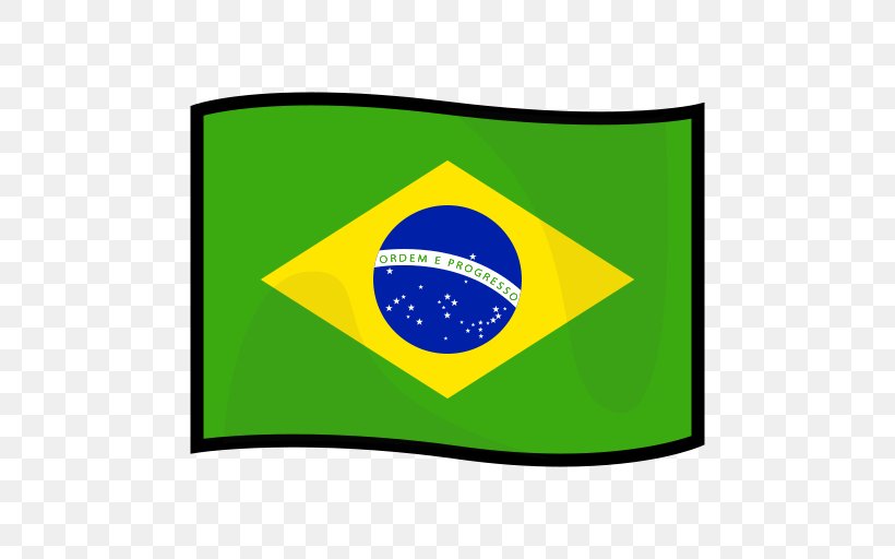 Flag Of Brazil Brazilian National Anthem Stock Photography, PNG, 512x512px, Brazil, Area, Brand, Brazilian National Anthem, Emoji Download Free