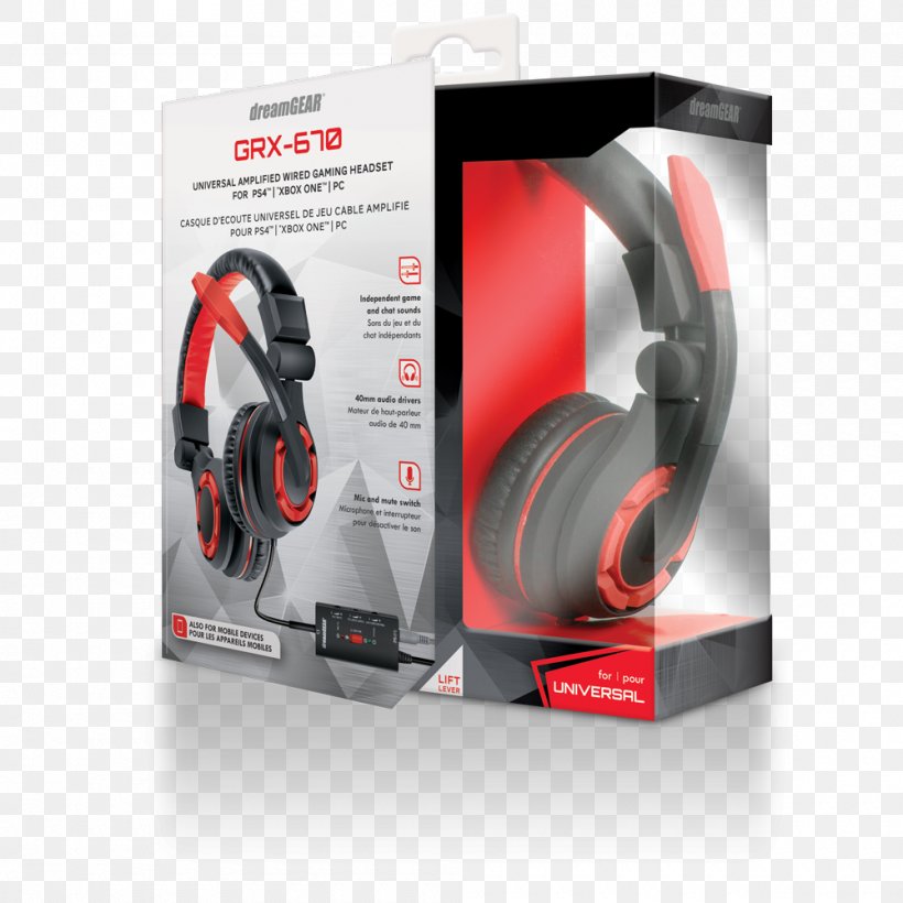 Headphones Microphone Wii U Headset DreamGEAR GRX-340, PNG, 1000x1000px, Headphones, Audio, Audio Equipment, Dreamgear Grx340, Electronic Device Download Free