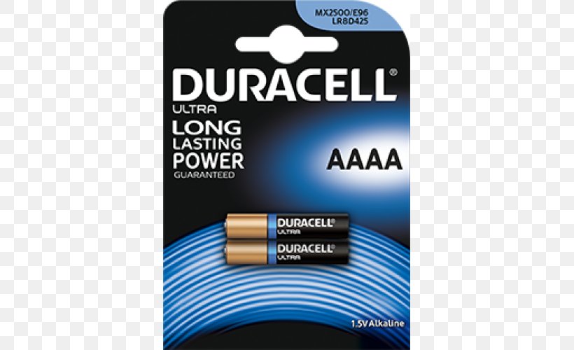 Electric Battery Duracell Lithium Battery AAAA Battery, PNG, 500x500px, Electric Battery, Aaaa Battery, Alkaline Battery, Bateria Cr123, Battery Download Free