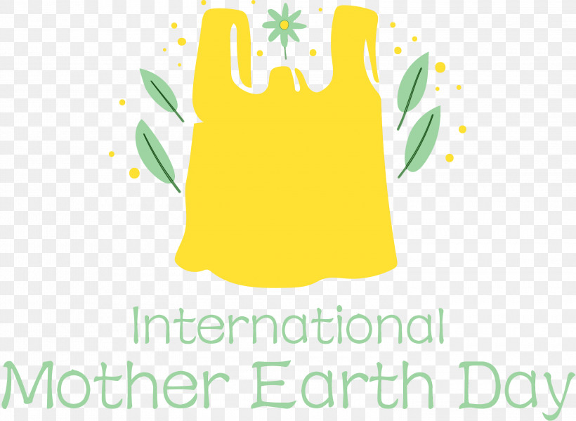 Logo Yellow Leaf Meter Tree, PNG, 3000x2194px, International Mother Earth Day, Earth Day, Fruit, Leaf, Line Download Free