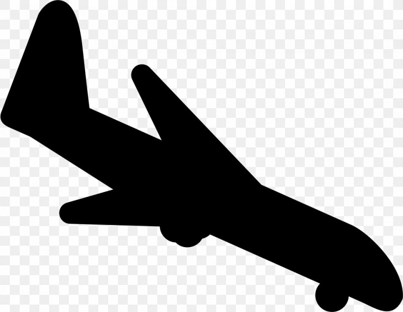 Airplane Vector Graphics Landing Aircraft, PNG, 981x760px, Airplane, Air Travel, Aircraft, Black And White, Finger Download Free