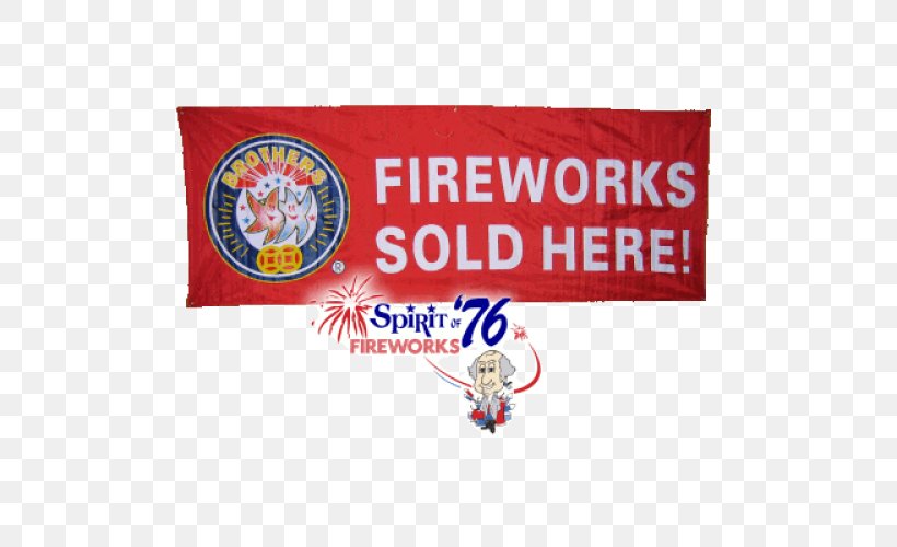 Banner Tnt Fireworks Flag Brand Product, PNG, 500x500px, Banner, Advertising, Area, Brand, Fireworks Download Free