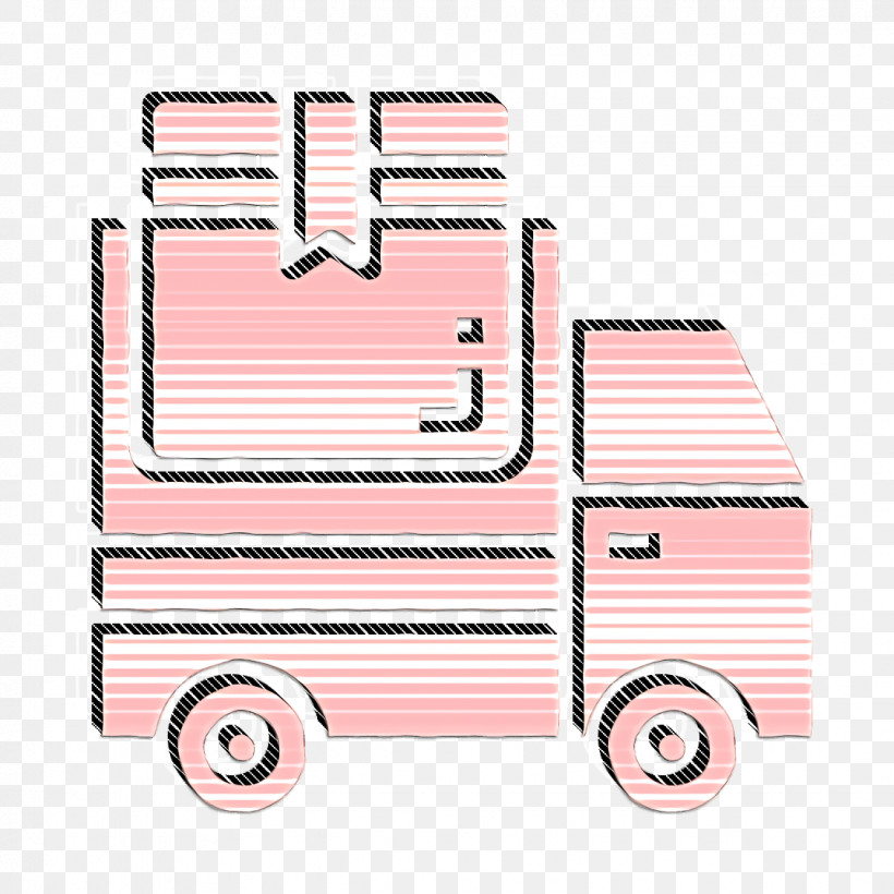 Delivery Truck Icon Shipping And Delivery Icon Logistic Icon, PNG, 1130x1130px, Delivery Truck Icon, Car, Line, Logistic Icon, Pink Download Free