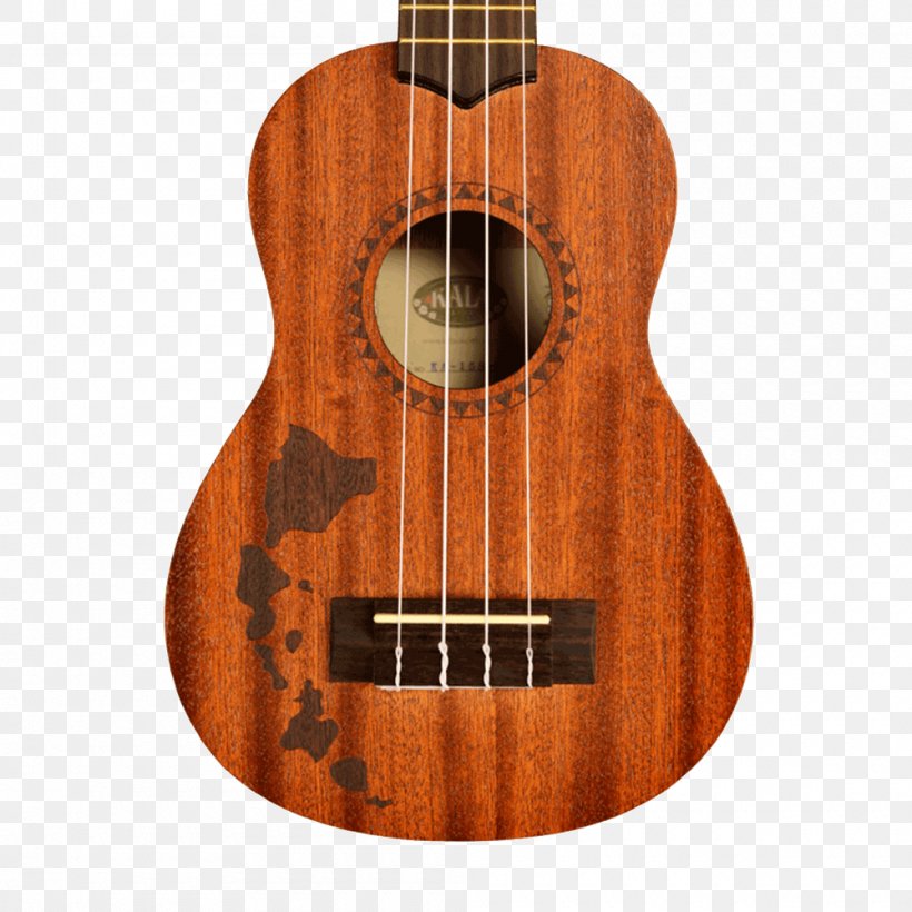 Hawaii Kala Satin Mahogany Soprano Ukulele Kala Ukulele, PNG, 1000x1000px, Watercolor, Cartoon, Flower, Frame, Heart Download Free