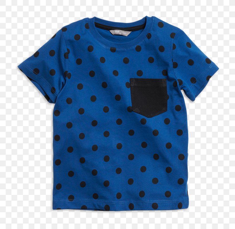 T-shirt Polka Dot Sleeve, PNG, 799x799px, Tshirt, Active Shirt, Blue, Cobalt Blue, Electric Blue Download Free