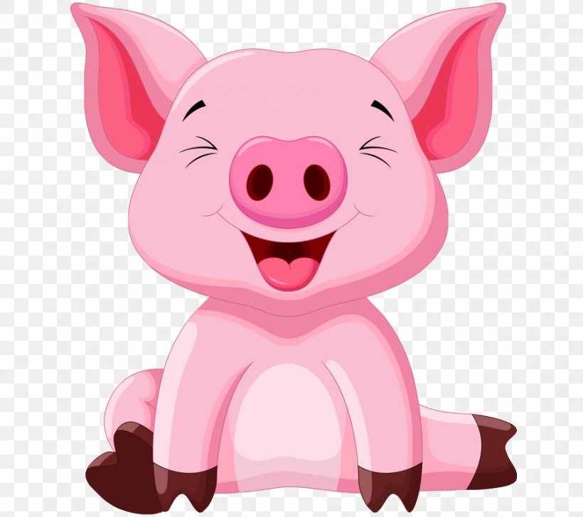 Pig Vector Graphics Royalty-free Clip Art Stock Illustration, PNG, 900x800px, Pig, Animation, Cartoon, Comics, Cuteness Download Free