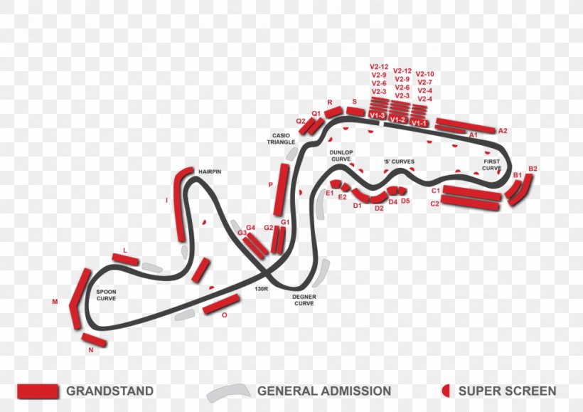 Suzuka Circuit Japanese Grand Prix Formula 1 Grandstand Seating Assignment, PNG, 1024x724px, Suzuka Circuit, Aircraft Seat Map, Area, Brand, Diagram Download Free