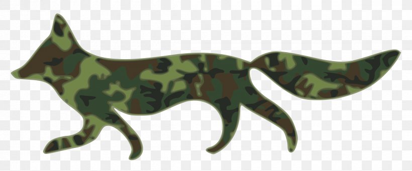 Military Camouflage U.S. Woodland Fox Clip Art, PNG, 2400x1000px, Military Camouflage, Animal Figure, Camouflage, Carnivoran, Dog Like Mammal Download Free