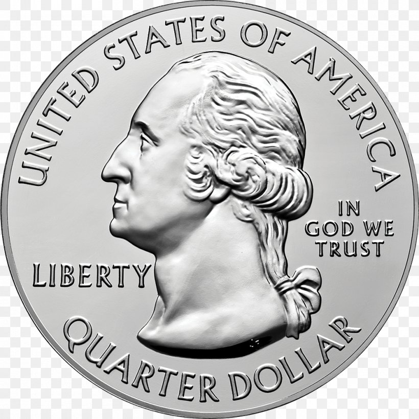United States Silver Coin America The Beautiful Silver Bullion Coins, PNG, 1000x1000px, United States, Black And White, Bullion, Bullion Coin, Cash Download Free