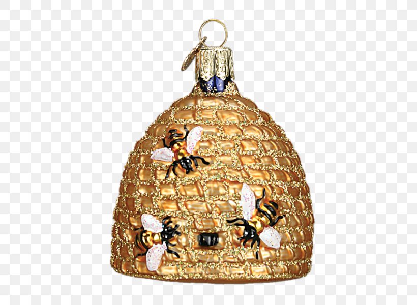 Beehive Christmas Ornament Christmas Decoration Heath Beekeeping, PNG, 600x600px, Bee, Beehive, Beeswax, Christmas, Christmas Decoration Download Free