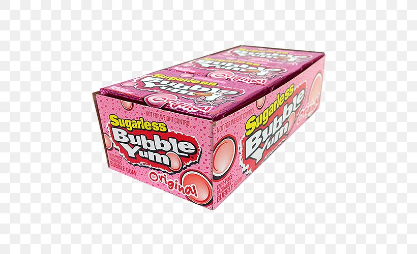 Chewing Gum Candy Food Bubble Gum Bubble Yum, PNG, 500x500px, Chewing Gum, Bazooka, Bubble, Bubble Gum, Bubble Yum Download Free