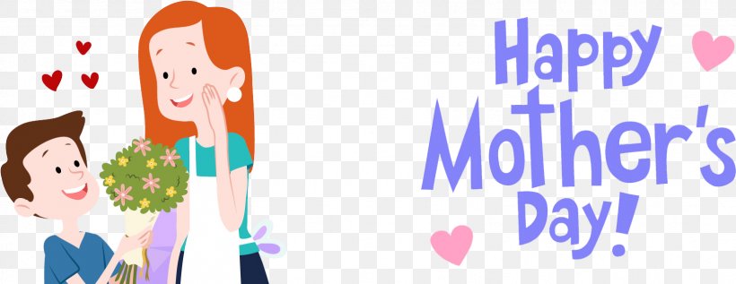 Child Cartoon, PNG, 1628x631px, Mothers Day, Animation, Cartoon, Child, Happy Download Free