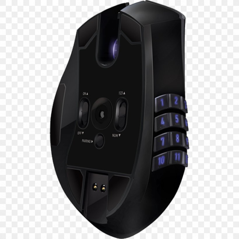 Computer Mouse Razer Naga Epic Chroma Wireless Numeric Keypads, PNG, 1000x1000px, Computer Mouse, Computer, Computer Accessory, Computer Component, Computer Software Download Free