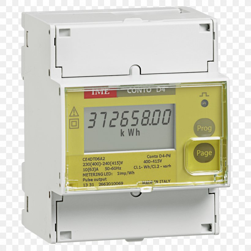 Electricity Meter Single-phase Electric Power Kilowatt Hour Centrale De Mesure, PNG, 1000x1000px, Electricity Meter, Centrale De Mesure, Din Rail, Electric Potential Difference, Electrical Wires Cable Download Free