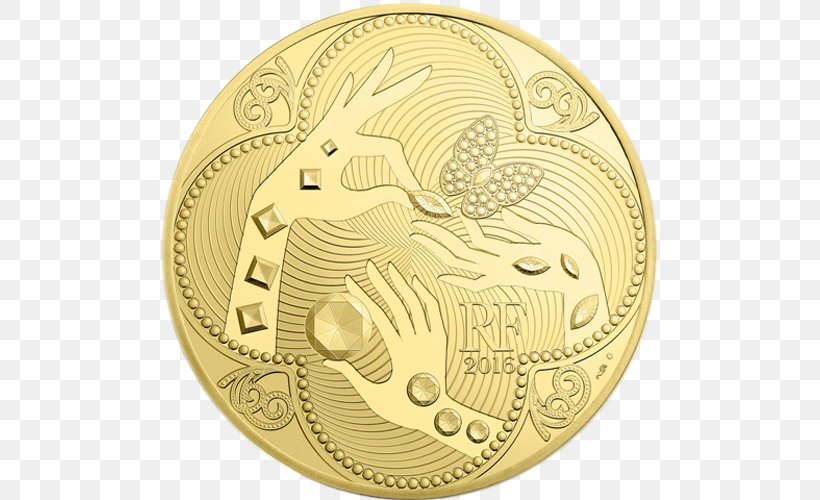 Euro Coins Gold Monnaie De Paris, PNG, 500x500px, Coin, Commemorative Coin, Currency, Denomination, Euro Download Free
