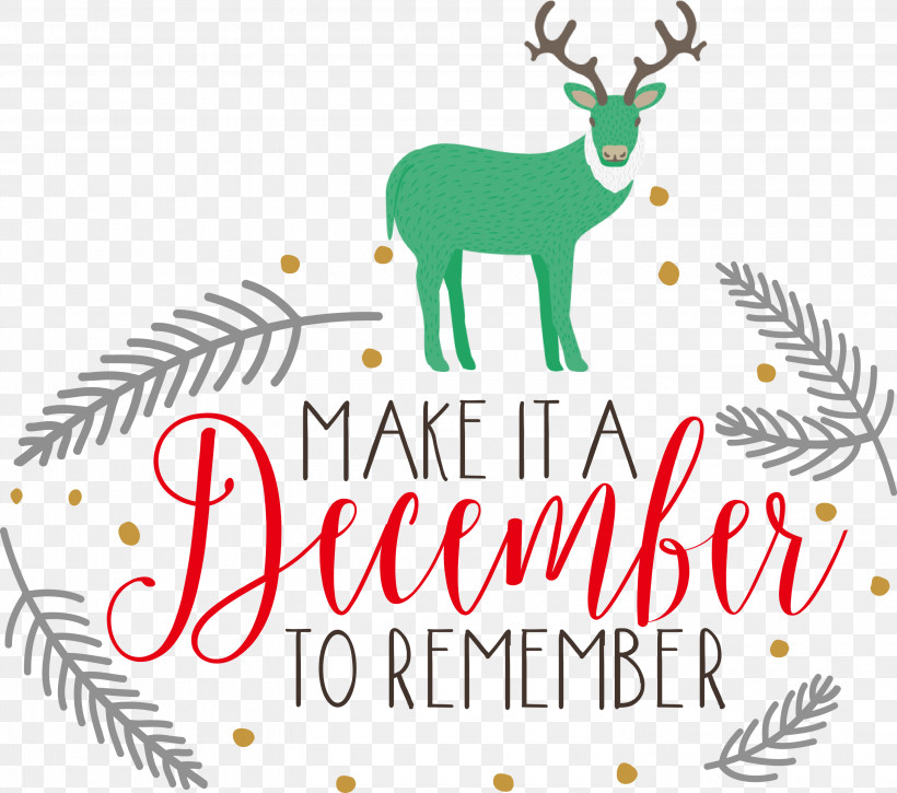 Make It A December December Winter, PNG, 3000x2653px, Make It A December, Christmas Day, Christmas Ornament, Christmas Ornament M, Christmas Tree Download Free