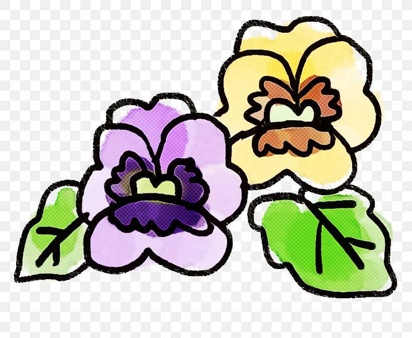 Purple Yellow Pink Cartoon Plant, PNG, 800x672px, Watercolor Flower, Cartoon, Pink, Plant, Purple Download Free