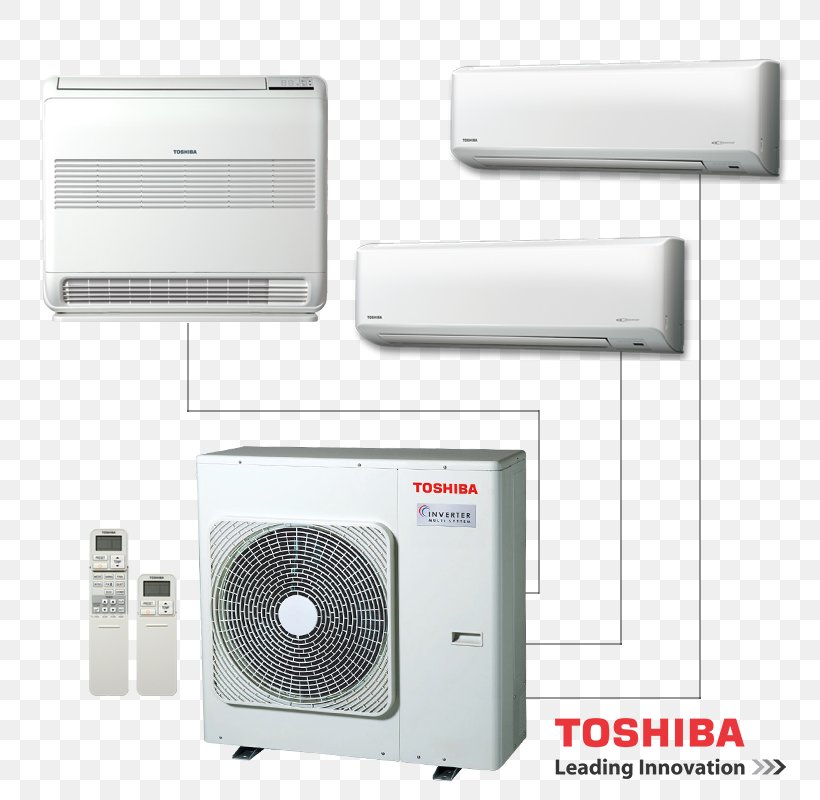 Air Conditioning Toshiba Daikin System Power Inverters, PNG, 800x800px, Air Conditioning, Air Conditioner, Daikin, Fujitsu, Home Appliance Download Free
