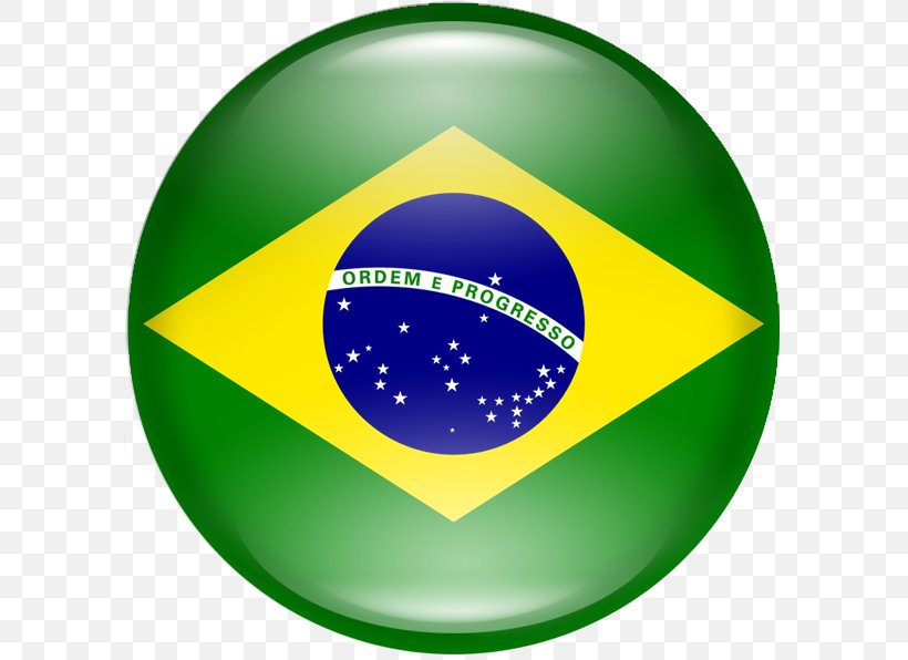 Flag Of Brazil National Flag Independence Of Brazil, PNG, 596x596px, Brazil, Ball, Computer, Country, Display Resolution Download Free