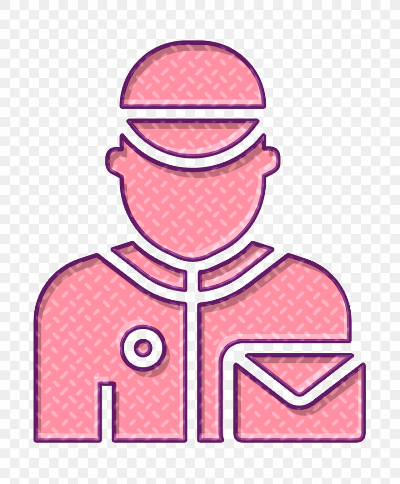 Jobs And Occupations Icon Postman Icon, PNG, 900x1090px, Jobs And Occupations Icon, Line, Pink, Postman Icon Download Free